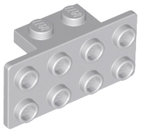 Bracket 1 x 2 - 2 x 4 in Light Bluish Gray