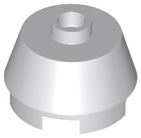 Brick Round 2 x 2 Truncated Cone in Light Bluish Gray