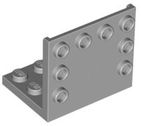 Bracket 3 x 4 - 3 x 4 in Light Bluish Gray