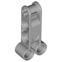 Technic Axle and Pin Connector Perpendicular Double 4L in Light Bluish Gray