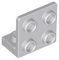 Bracket 1 x 2 - 2 x 2 Inverted in Light Bluish Gray