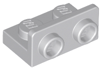 Bracket 1 x 2 - 1 x 2 Inverted in Light Bluish Gray