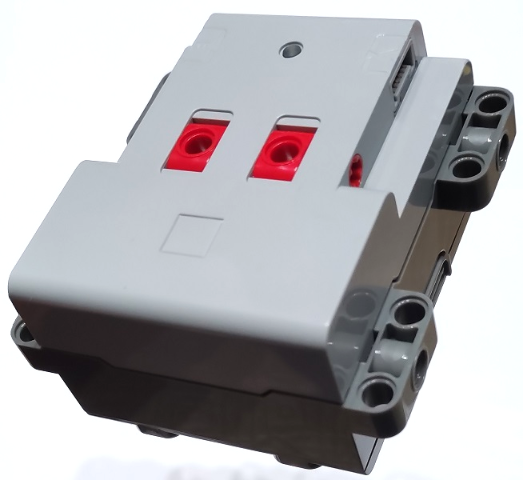Hub, Powered Up 2-Port (Non-Bluetooth) - Screw Opening in Light Bluish Gray