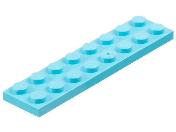 Plate 2 x 8 in Sky Blue