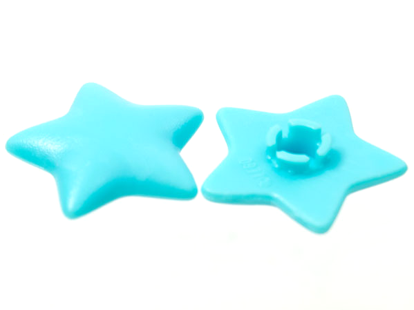 Clikits Icon, Star 2 x 2 Large with Pin in Sky Blue
