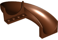Slide Curved 180° in Reddish Brown