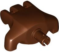Creature Body Part, Rancor / Killer Croc Hand with Pin in Reddish Brown