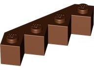 Brick Wedged 4 x 4 Facet in Reddish Brown