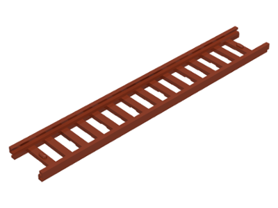 Ladder 16 x 2.5 in Reddish Brown