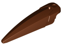 Large Figure Limb Cover / Claw / Spike Large with Axle in Reddish Brown