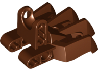 Large Figure Foot, with Ball Socket 5 x 6 x 2 in Reddish Brown