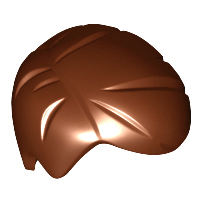 Hair Short Smooth and Right Parting [Plain] in Reddish Brown