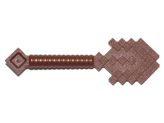 Equipment Shovel Blocky in Reddish Brown