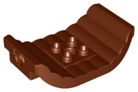 Duplo Hanging Log Bridge w/ Rotations Snap in Reddish Brown