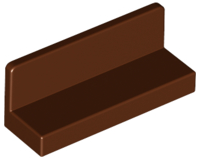 Panel 1 x 3 x 1 in Reddish Brown