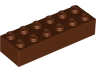 Brick 2 x 6 in Reddish Brown