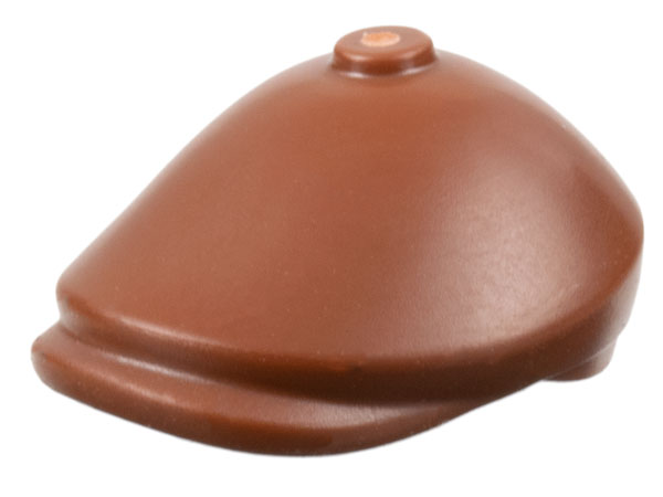 Hat / Flat Cap, Old Style in Reddish Brown