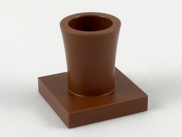 Plant, Palm Tree Base in Reddish Brown