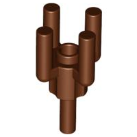 Bar, 4 Top Bars, Palm Tree Top in Reddish Brown