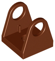 String Reel 2 x 2 Winch Holder in Reddish Brown