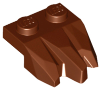 Plate Special 2 x 3 with Rocks in Reddish Brown