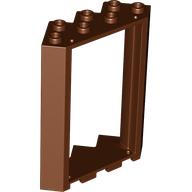 Door Frame 4 x 4 x 6 Corner in Reddish Brown