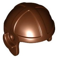 Hat / Helmet, Aviator Cap in Reddish Brown