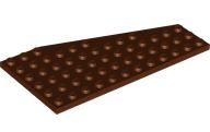 Wedge Plate 6 x 12 Left in Reddish Brown