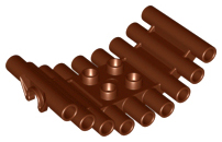 Duplo Log Bridge in Reddish Brown