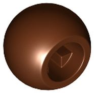 Technic Ball Joint in Reddish Brown