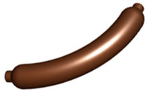 Food Hot Dog / Sausage in Reddish Brown