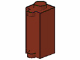 Brick Special 1 x 1 x 2 with Shutter Holder in Reddish Brown