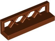 Fence Lattice 1 x 4 x 1 in Reddish Brown
