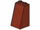 Brick Sloped 75° 2 x 2 x 3 [Hollow Studs] in Reddish Brown