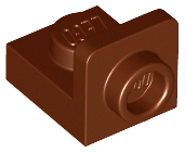 Bracket 1 x 1 - 1 x 1 Inverted in Reddish Brown