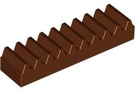 Technic Gear Rack 1 x 4 in Reddish Brown