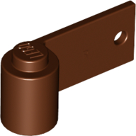 Door 1 x 3 x 1 Right in Reddish Brown