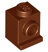 Brick Special 1 x 1 with Headlight in Reddish Brown