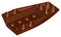 Brick Wedged, Curved Inverted 6 x 4 in Reddish Brown