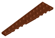 Wedge Plate 12 x 3 Left in Reddish Brown