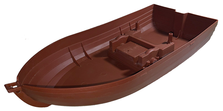 Duplo Boat Hull 12 x 24 Bottom Section in Reddish Brown