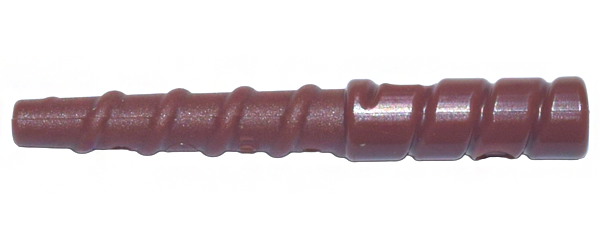 Equipment Wand, Full Length Spiral in Reddish Brown