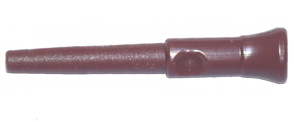 Equipment Wand, Wide End, Smooth in Reddish Brown