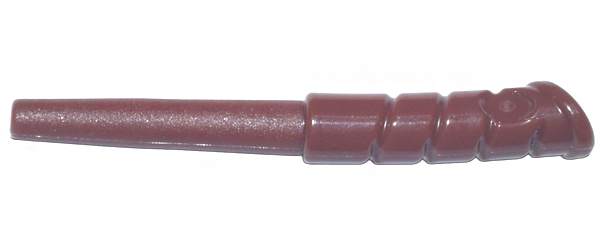 Equipment Wand, Curved, Spiral in Reddish Brown