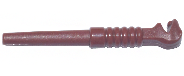 Equipment Wand, Snake End in Reddish Brown