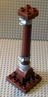 Duplo Boat Mast 4 x 4 x 10 in Reddish Brown