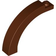Brick Arch 1 x 5 x 3 1/3 Curved Top in Reddish Brown