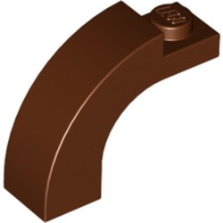 Brick Arch 1 x 3 x 2 Curved Top in Reddish Brown