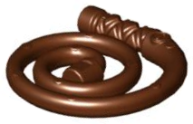 Equipment Whip [Coiled] in Reddish Brown