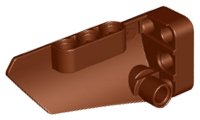 Technic Panel Fairing # 4 Small Smooth Long, Side B in Reddish Brown